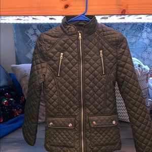 green coat (slightly used)